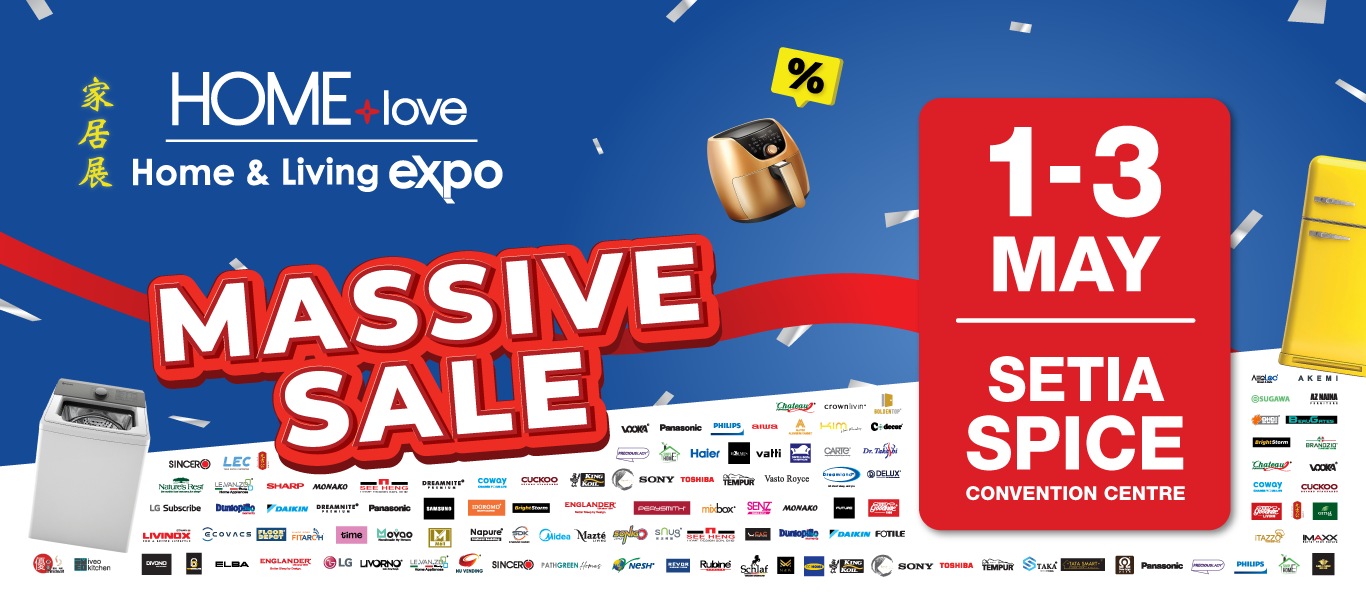 HOMElove Home Expo: Setia SPICE Convention Centre, Penang (1-3 May 2026)