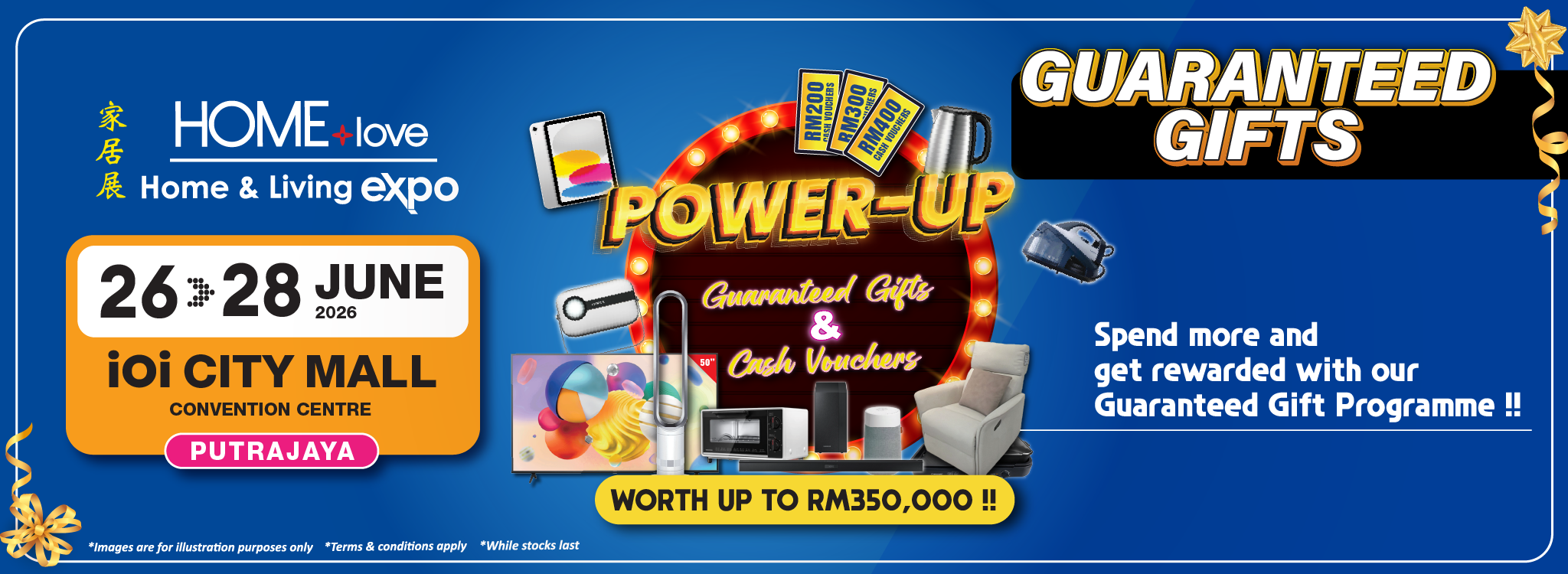 Guaranteed Gift & Cash Vouchers